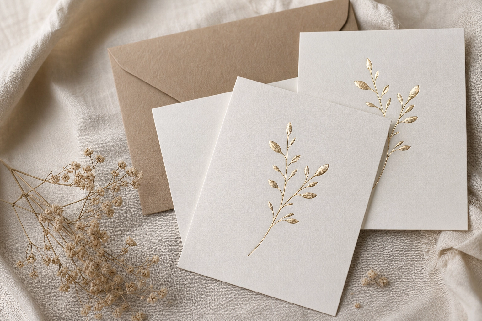 Foil Stamped Thank You Cards