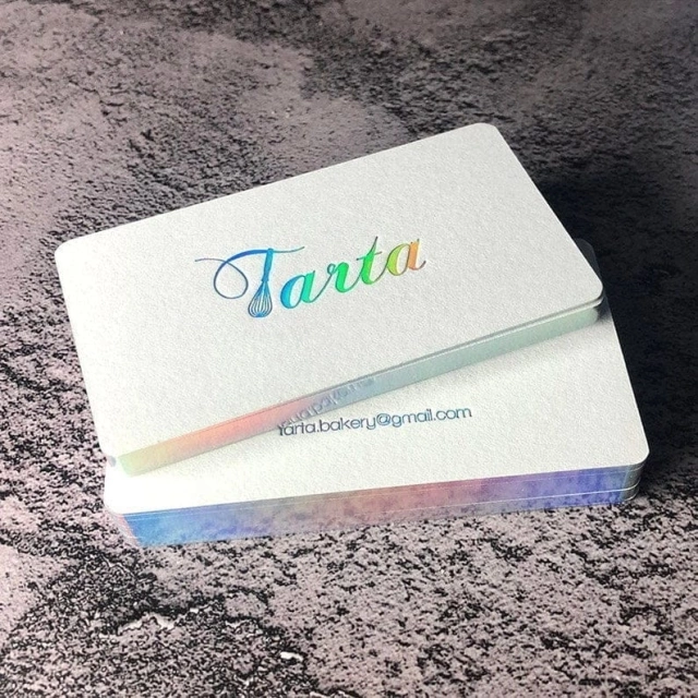 Holographic Foil Business Cards Design & Print